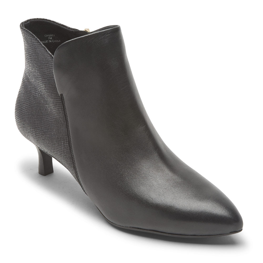 Botas Rockport Mujer Mexico - Total Motion Alaiya Ankle Negros - ZPCMU6957